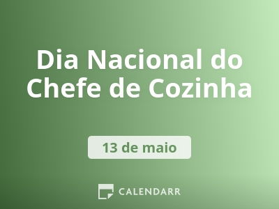 Dia Nacional do Chefe de Cozinha