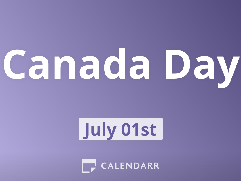 CANADA DAY - July 1, 2024 - National Today