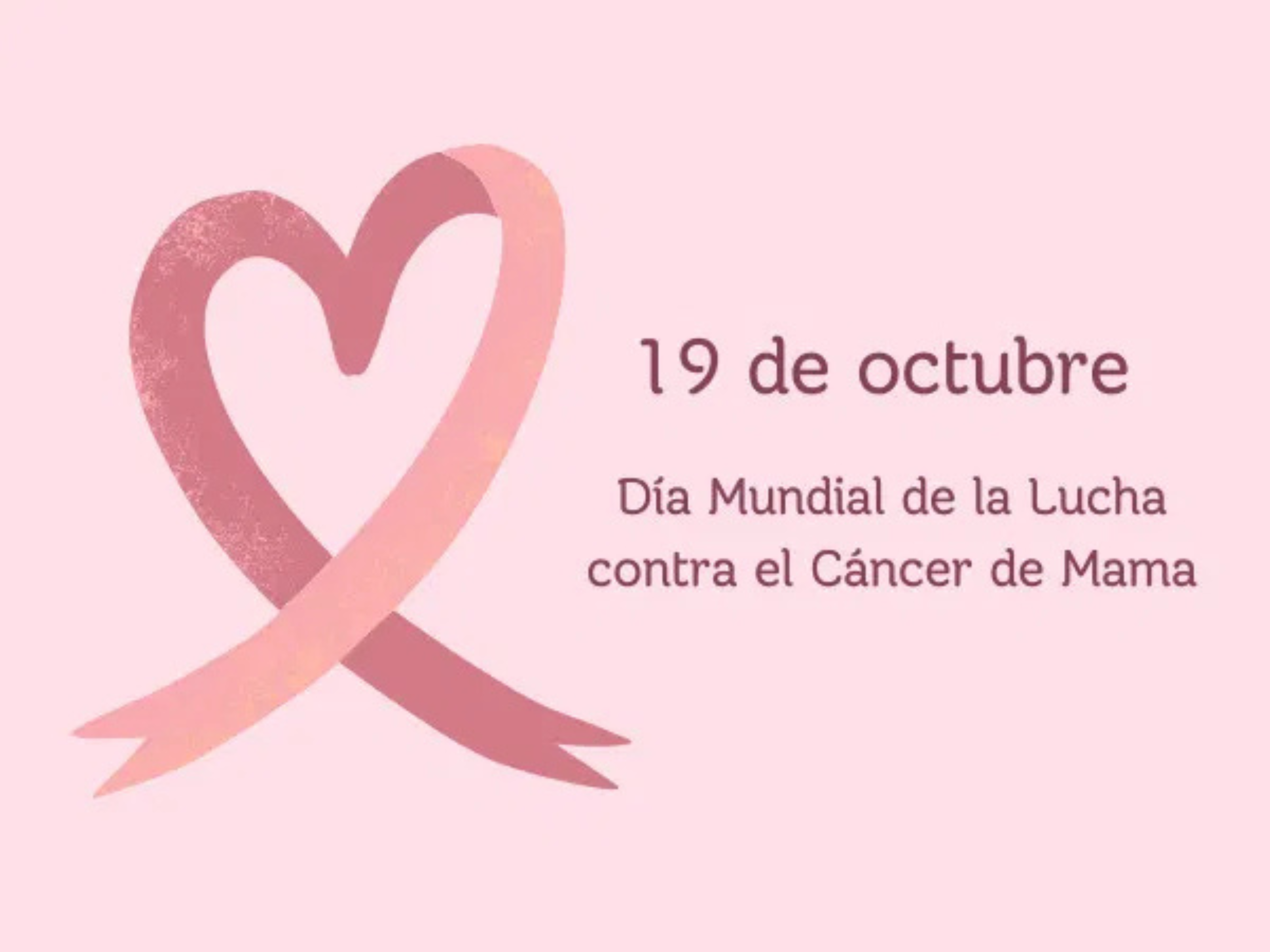 Día Mundial de la Lucha contra el Cáncer de Mama | 19 de Octubre ...
