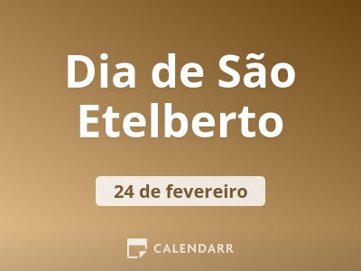 Dia de São Etelberto