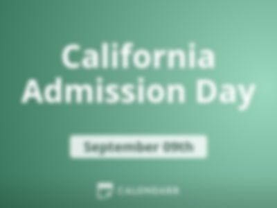 California Admission Day