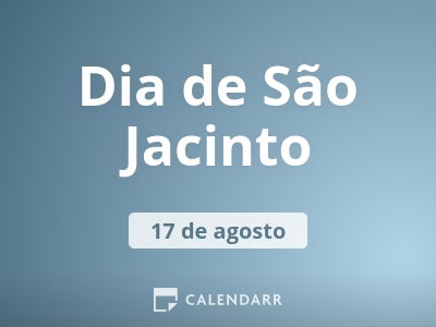 Dia de São Jacinto