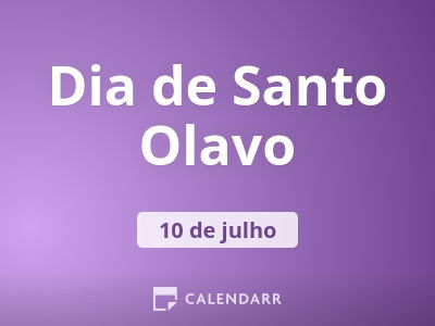 Dia de Santo Olavo