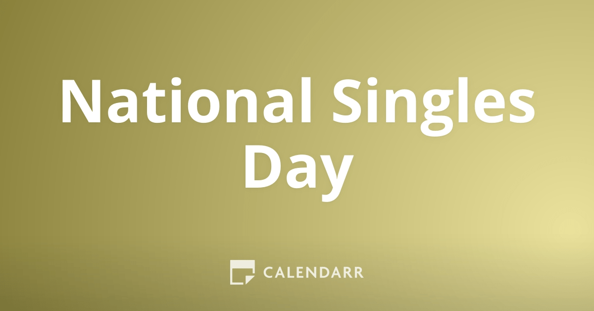 National Singles Day September 23 Calendarr