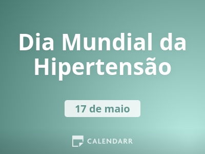 Dia Mundial da Hipertensão