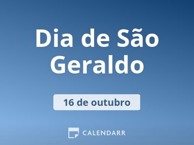 Dia de São Geraldo