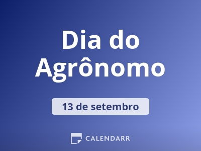 Dia do Agrônomo