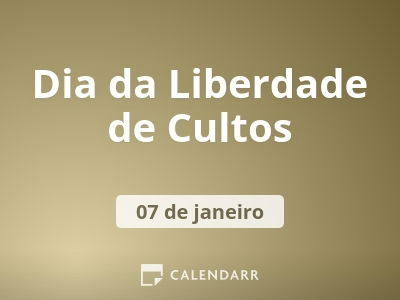 Dia da Liberdade de Cultos