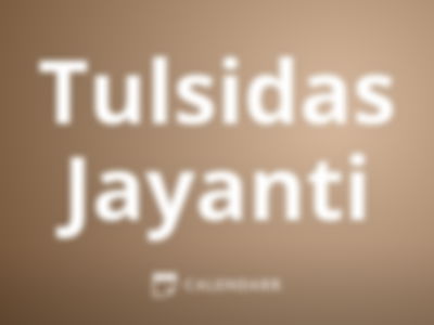 Tulsidas Jayanti