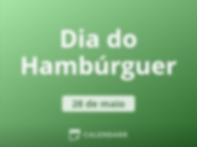 Dia do Hambúrguer