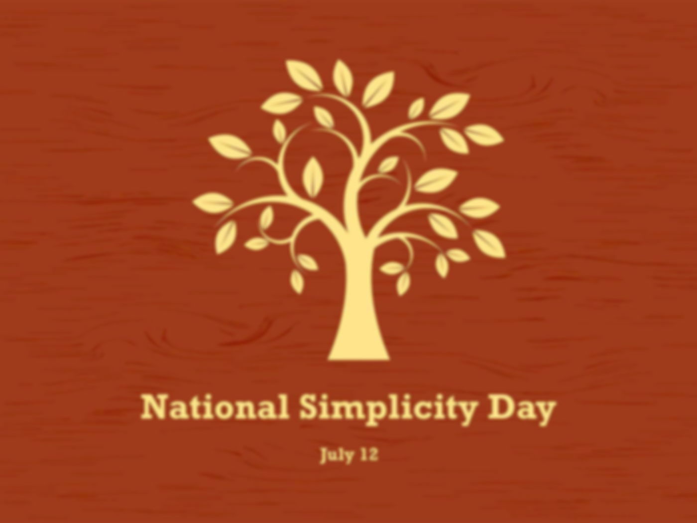 National Simplicity Day