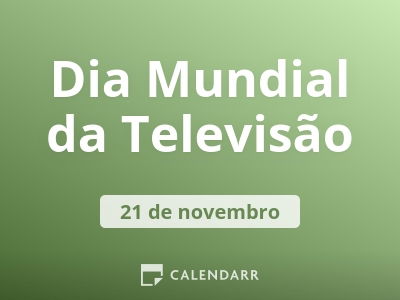 Dia Mundial da Televisão
