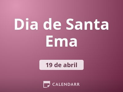 Dia de Santa Ema