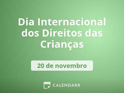 Dia Internacional dos Direitos das Crianças
