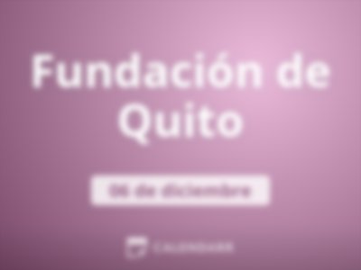Fundación de Quito