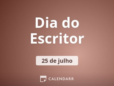Dia do Escritor