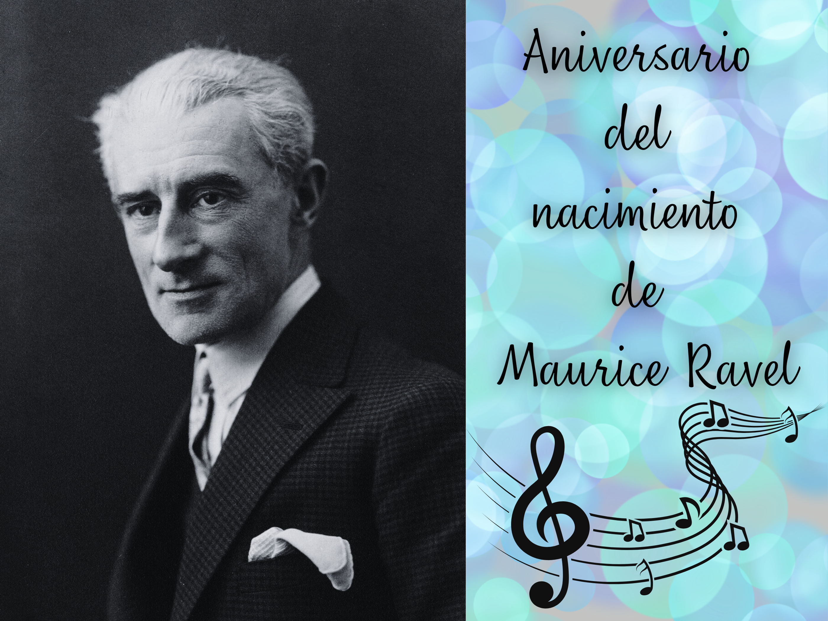 Aniversario del nacimiento de Maurice Ravel
