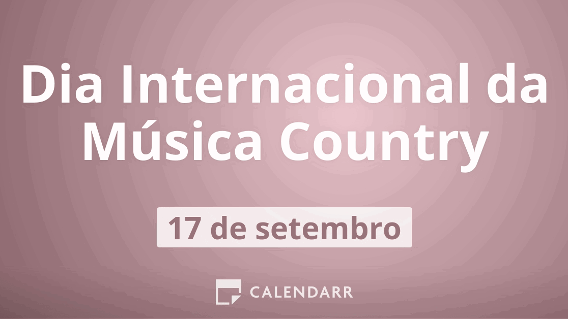 Dia internacional da música country