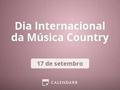 Seleção de Música Country - Country Music Internacional 
