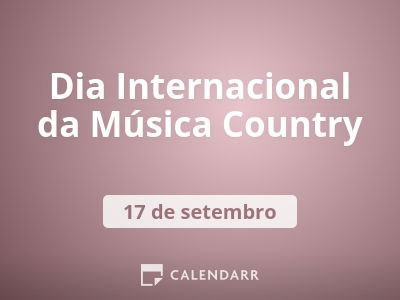 Dia internacional da música country