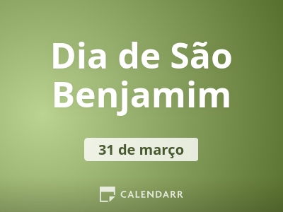Dia de São Benjamim