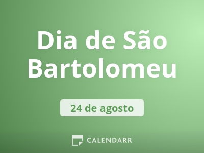 Dia de São Bartolomeu