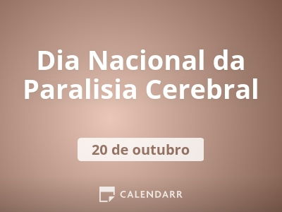 Dia Nacional da Paralisia Cerebral