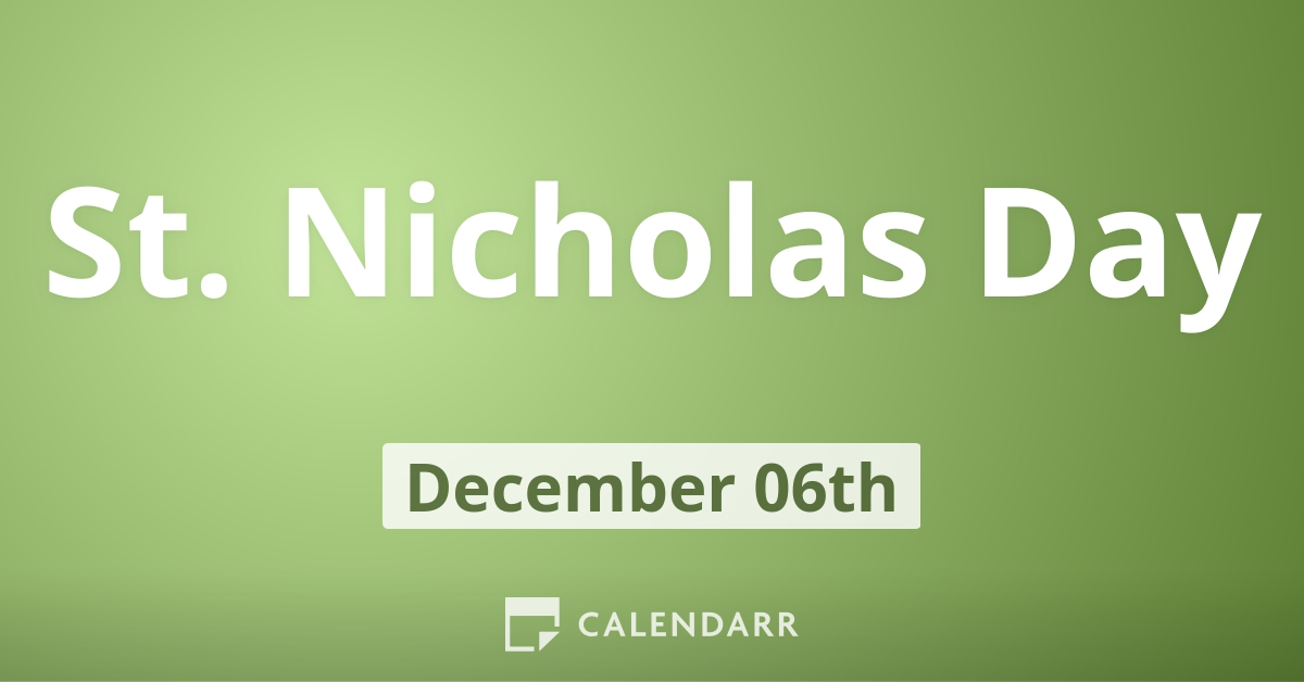 Saint Nicholas Day 2025