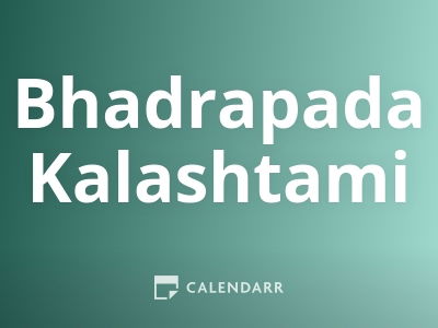 Bhadrapada Kalashtami