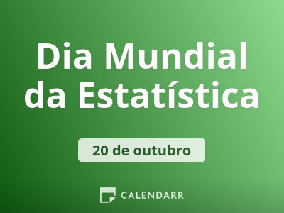 Dia Mundial da Estatística