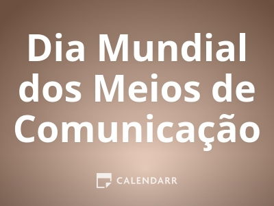 Dia Mundial dos Meios de Comunicação