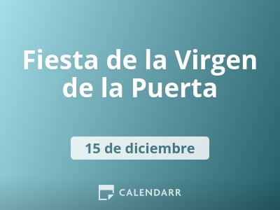 Fiesta de la Virgen de la Puerta