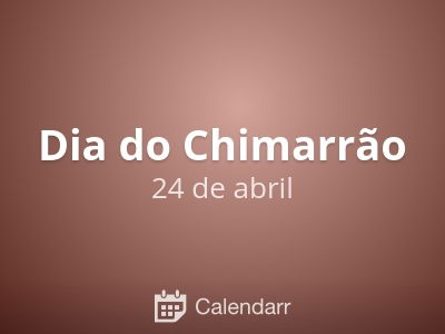 Dia do Chimarrão