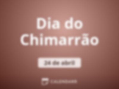 Dia do Chimarrão
