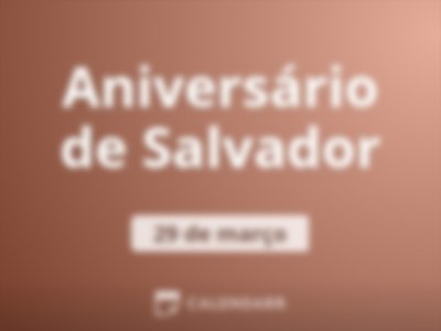 Aniversário de Salvador