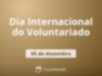 Dia Internacional do Voluntariado