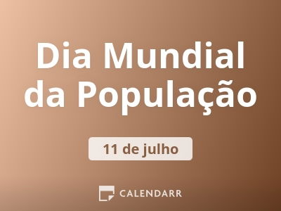 Dia Mundial da População