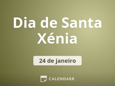 Dia de Santa Xénia