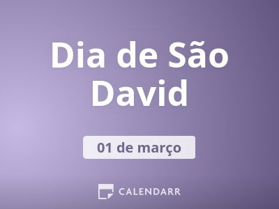 Dia de São David