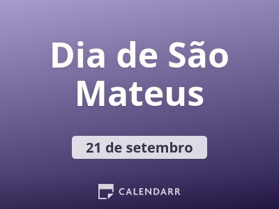 Dia de São Mateus