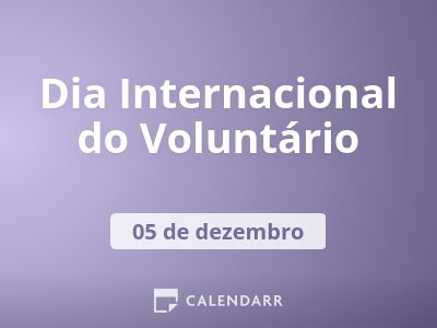Dia Internacional do Voluntário