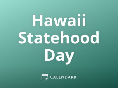 Hawaii Statehood Day