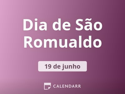 Dia de São Romualdo