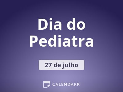 Dia do Pediatra