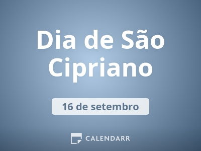 Dia de São Cipriano
