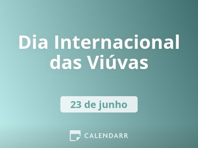 Dia Internacional das Viúvas