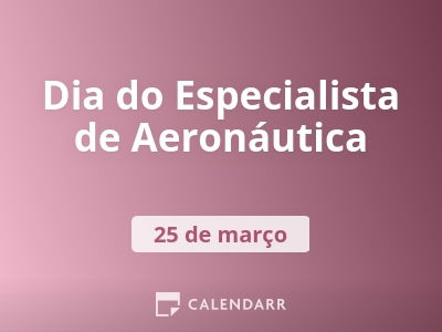 Dia do Especialista de Aeronáutica