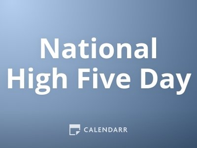 National High Five Day Gifts & Ideas - High 5 Day is April 20, 2023