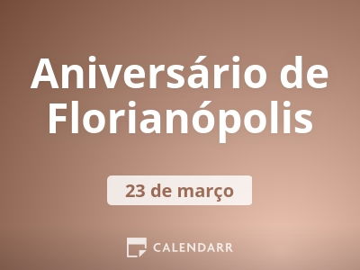 Aniversário de Florianópolis