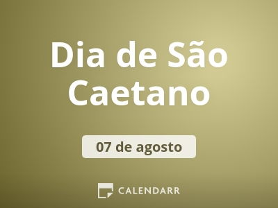 Dia de São Caetano